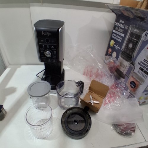 NINJA CREAMI DELUXE XL 11-IN-1 ICE CREAM & FROZEN TREAT MAKER - MAKE ICE CREAM, SORBET, GELATO, SLUSHIES, FROZEN DRINKS & MORE - SILVER (MODEL: NC501C) image 4