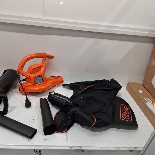 BLACK AND DECKER CORDED BACK PACK LEAF BLOWER, VACUUM & MULCHER, 250MPH, 400CFM - BLACK/ORANGE (MODEL : BEBL7000) image 3