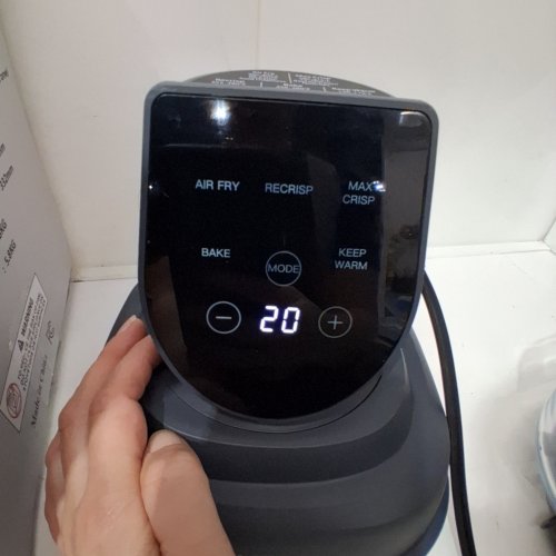 TIXIXC DUAL BASKET AIR FRYER - 120V -1500W - 4QT/ 6CUP - BLACK (MODEL: AF-40) image 2