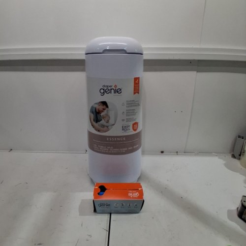 DIAPER GENIE ESSENCE PAIL DIAPER PAIL SYSTEM - 24" - WHITE image 2