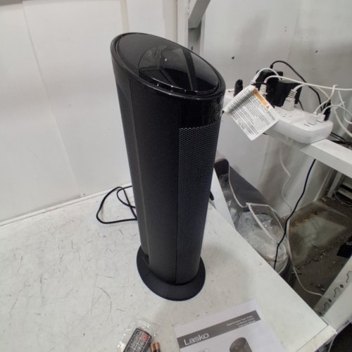 LASKO ELECTRIC CERAMIC TOWER HEATER WITH TIMER AND REMOTE - 1500W - 22" - BLACK (MODEL: CT22495C) image 4