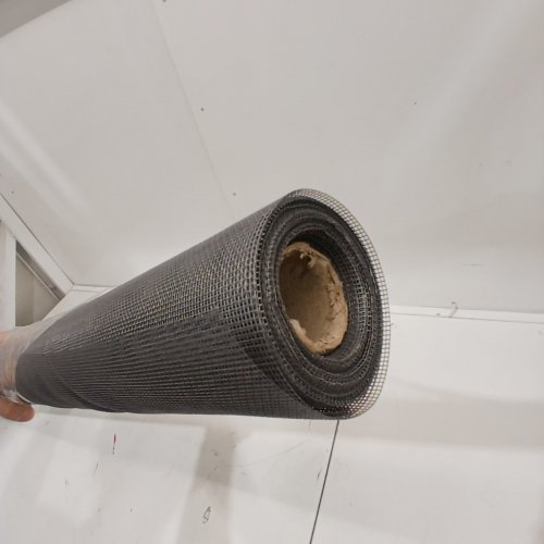 UNBRANDED MESH SCREEN MATERIAL ROLL - 4FT X APPROX 75FT - GREY image 2