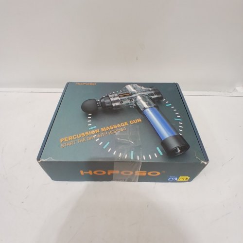 HOPOSO MASSAGE GUN DEEP TISSUE PERCUSSION MASSAGER 30 SPEED LEVEL - 8 MASSAGE HEADS- 4800RPM MAX -BLACK (MODEL: YL-MG001) image 5