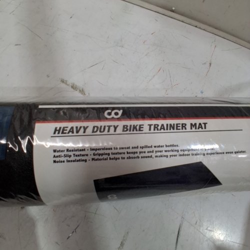 ALYTREE NON-SLIP SWEAT-PROOF TREADMILL MAT EXERCISE BIKE MAT - 30" X 60" - BLACK image 4
