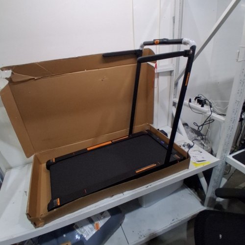 SPERAX P3PRO WALKING VIBRATION APP COMPATIBLE TREADMILL WITH REMOTE - 265LBS MAX - BLACK/ORANGE (MODEL: P3 PRO-CA) image 4
