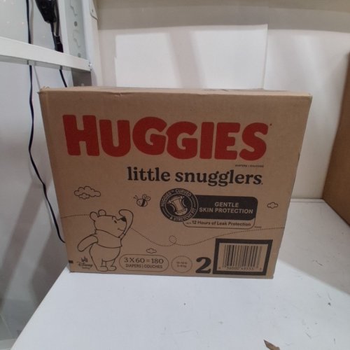180pk  HUGGIES LITTLE SNUGGLERS DIAPERS SIZE 2 image 2
