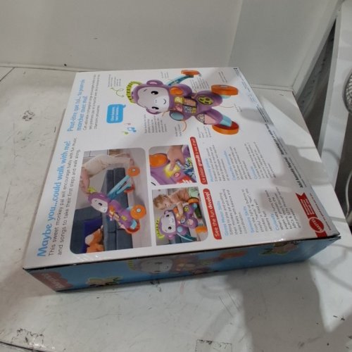 FISHER-PRICE LEARN WITH ME PURPLE MONKEY WALKER INTERACTIVE TOY (MODEL: JFD92) image 3