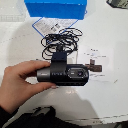 TYPE S T402 4K DUAL DASHCAM WITH AI-POWERED DRIVER ASSISTANCE - 1080P/32G MICROSD - BLACK (MODEL: T402) image 3
