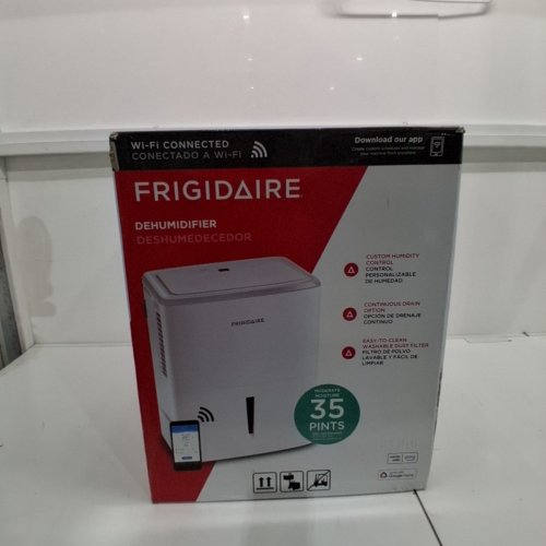 FRIGIDAIRE DEHUMIDIFIER WITH WI-FI APP CONTROL - 35 PINTS - WHITE (MODEL: FHDD3534Y1) image 3