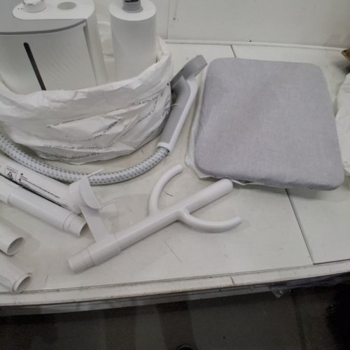 ROWENTA STEAMER FOR CLOTHES WITH IRONING BOARD - 47 OZ. - 1800W - WHITE/GREY (MODEL: IS3250U1) image 4