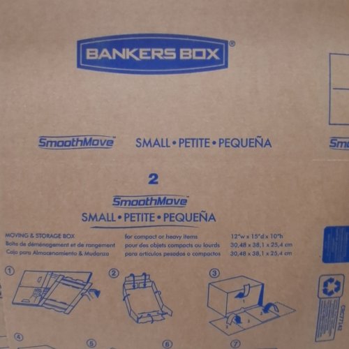 10PK BANKERS BOX SMOOTHMOVE CLASSIC MOVING BOX - SMALL - 10" X 15" X 12" image 3