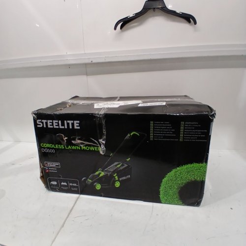 STEELITE CORDLESS ELECTRIC LAWN MOWER - 5-POSITION HEIGHT ADJUSTMENT WITH 8 GALLON GRASS BAG - BATTERY AND CHARGER INCLUDED - 13'' - 21V - ( MODEL: ‎DG500 ) image 5