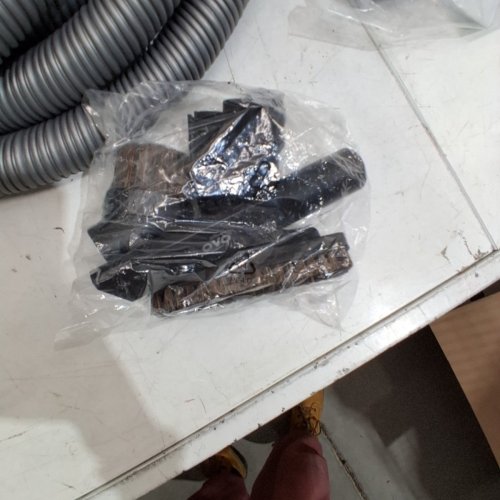 10PC OVO CENTRAL VACUUM DELUXE WITH ACCESSORY KIT - 50FT HOSE - GREY/BLACK (MODEL: KIT-LV50S) image 3