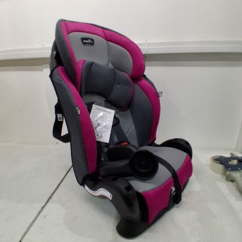 EVENFLO CHASE PLUS 2-IN-1 CONVERTIBLE BOOSTER CAR SEAT - GENEVA PINK/GREY (MODEL: 30712360C) image 3