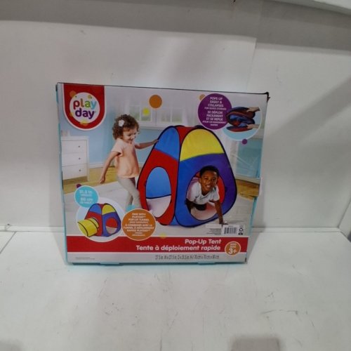 PLAYDAY POP-UP TENT - 27.5" X 31.5" - RED, BLUE, AND YELLOW (MODEL: 470345-2L) image 4