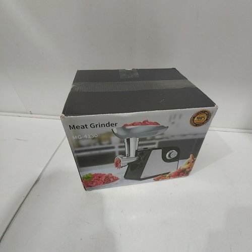 JUISSIART MEAT GRINDER - 2 SPEED MODE ELECTRIC MEAT GRINDER FOR SAUSAGE, KIBBEH - 3 PLATE SIZES, STAINLESS STEEL BLADE - 300W 2500W MAX (MODEL: MG-4130) image 4
