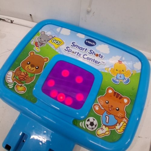 VTECH INTERACTIVE SMART SHOTS MULTI-SPORTS CENTER - AGES 1 TO 3 YEARS - 16.5" X 22.8" X 24" - YELLOW (MODEL: ‎80-156301/1563) image 2