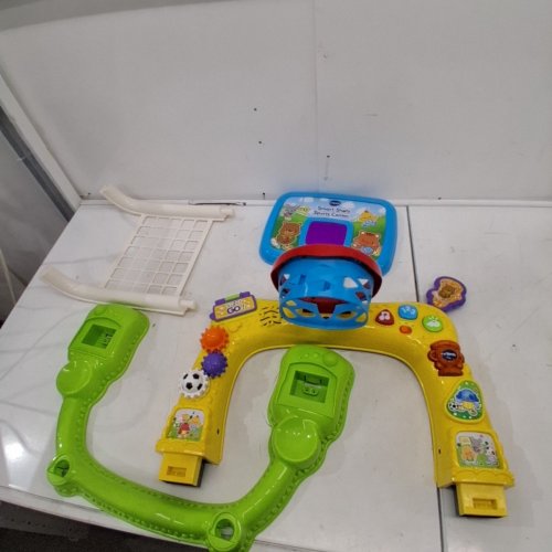 VTECH INTERACTIVE SMART SHOTS MULTI-SPORTS CENTER - AGES 1 TO 3 YEARS - 16.5" X 22.8" X 24" - YELLOW (MODEL: ‎80-156301/1563) image 3