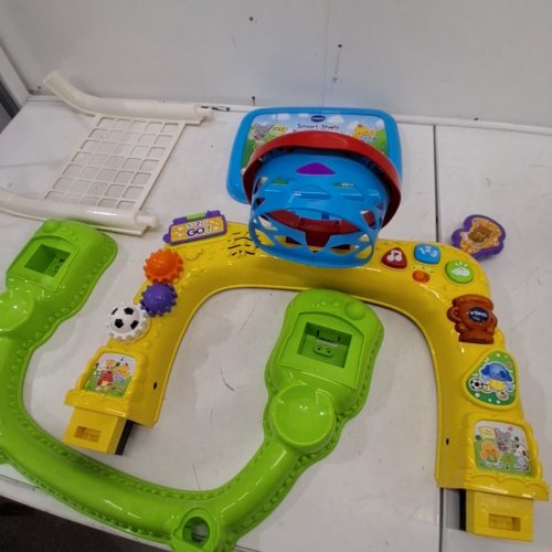 VTECH INTERACTIVE SMART SHOTS MULTI-SPORTS CENTER - AGES 1 TO 3 YEARS - 16.5" X 22.8" X 24" - YELLOW (MODEL: ‎80-156301/1563) image 5