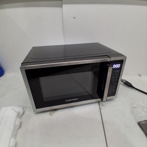 CHEFMAN 10 POWER LEVELS ECO MODE CHILD SAFETY LOCK COUNTERTOP MICROWAVE - 0.7 CU.FT - STAINLESS STEEL (MODEL: RJ55-SS-7-CK-CA) image 4