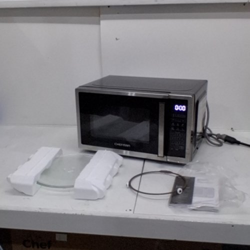 CHEFMAN 10 POWER LEVELS ECO MODE CHILD SAFETY LOCK COUNTERTOP MICROWAVE - 0.7 CU.FT - STAINLESS STEEL (MODEL: RJ55-SS-7-CK-CA) image 6