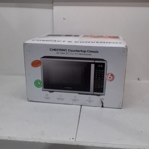 CHEFMAN 10 POWER LEVELS ECO MODE CHILD SAFETY LOCK COUNTERTOP MICROWAVE - 0.7 CU.FT - STAINLESS STEEL (MODEL: RJ55-SS-7-CK-CA) image 7