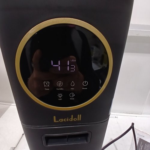 LACIDOLL QUIET HUMIDIFIER FOR LARGE ROOM WITH TIMER WITH 360° NOZZLE - 8L/800SQ.FT - BLACK (MODEL: ‎LCD-MH-2303A) image 2