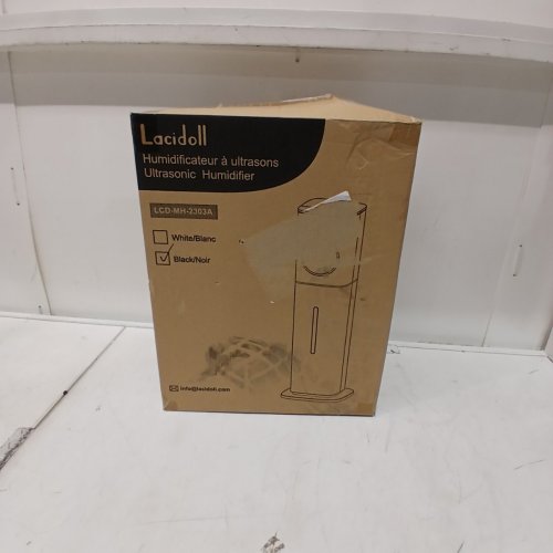 LACIDOLL QUIET HUMIDIFIER FOR LARGE ROOM WITH TIMER WITH 360° NOZZLE - 8L/800SQ.FT - BLACK (MODEL: ‎LCD-MH-2303A) image 5