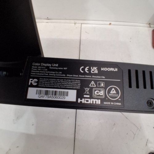 KOORUI MONITOR - 27" 1080P FRAMELESS PC DISPLAY WITH TILT ADJUSTMENT, VESA MOUNTABLE - 60HZ - BLACK (MODEL: MB27S7U) image 8