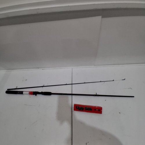 2PC UGLY STIK GX2 BAITCASTING ROD - 7FT - MEDIUM - RED/BLACK - (MODEL:1611364) image 2