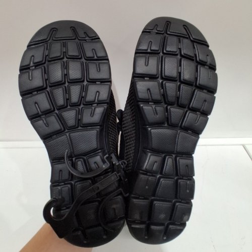 MENS ATHELTIC WORKS REACTIVE MEMORY FOAM SNEAKERS - SIZE 9 WIDE - BLACK (MODEL: 16REACTIVEY21) image 4