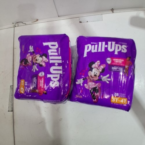 2(28PK) PULL UPS DIAPERS DISNEY MINNIE PULL-UPS TRAINING PANTS - 3T-4T (56 TOTAL) image 2