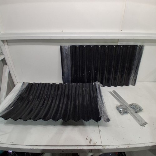 LAND GUARD GALVANIZED STEEL RAISED GARDEN BED - 6FT X 3FT X 3FT - DARK GREY image 2