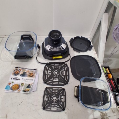 NINJA CRISPI PORTABLE COOKING SYSTEM - 4QT - BLACK (MODEL: ‎FN101CGY) image 3