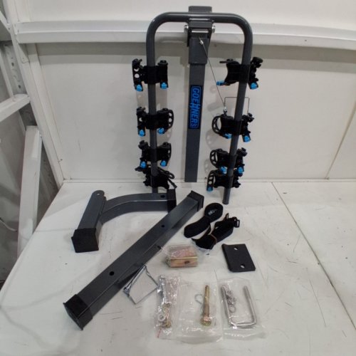 GOEHNERS 4-BIKE RACK HITCH MOUNT FOR CARS SUVS AND TRUCKS - 2" RECEIVER - 180LBS CAPACITY- BLACK (MODEL: BHR-401B) image 2