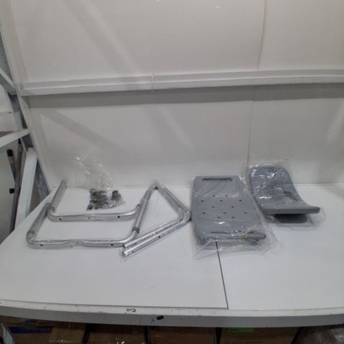 MEDLINE GUARDIAN DELUXE ALUMINUM BATH CHAIR SHOW BENCH WITH BACK image 2