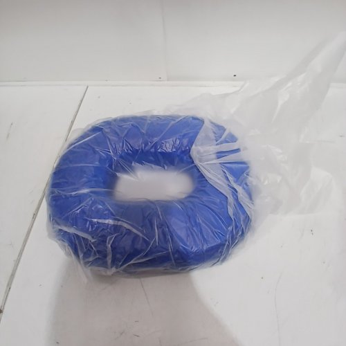 SOFT DONUT PILLOW RING CUSHION FOR PAIN AND PRESSURE RELIEF - BLUE image 2