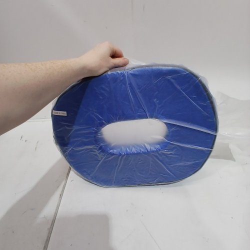 SOFT DONUT PILLOW RING CUSHION FOR PAIN AND PRESSURE RELIEF - BLUE image 3