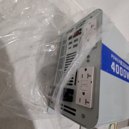 ASMONTRIC PURE SINE WAVE POWER INVERTER - 4000W, 12V DC TO 120V AC FOR TRUCK, BOAT, CAMPING, OUTDOOR - GREY, BLUE (MODEL:ASMONTRIC-4000-12V) image 6