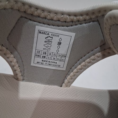 WOMEN'S FITVILLE SANDALS - SIZE 8 WIDE - CREAM (ITEM: HF-FWSV120250710W) image 3