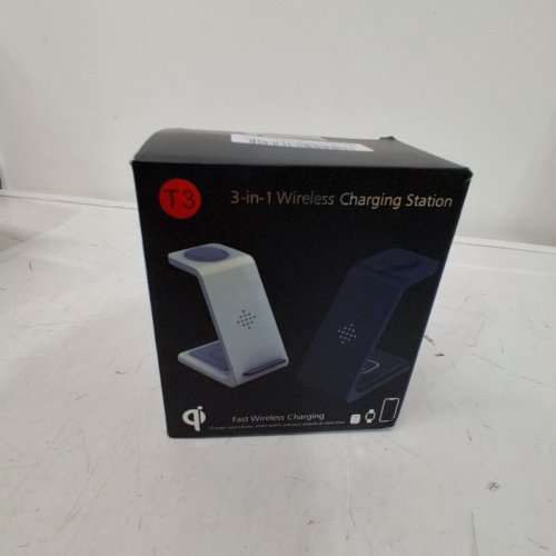 3-IN-1 T3 WIRELESS DOCK CHARGING STATION COMPATIBLE WITH APPLE MODELS - WHITE image 3