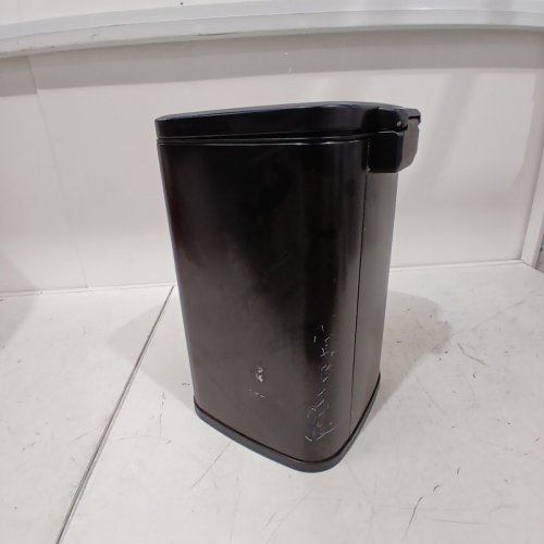BRIGHTROOM STEP TRASH CAN STAINLESS STEEL - 12 L / 3.2 GAL - BLACK image 5