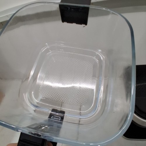 NUTRICHEF TRANSPARENT GLASS AIR FRYER WITH PRESET COOK MODES - 5.8 QUART - BLACK/WHITE (MODEL: NCAF539TW) image 5