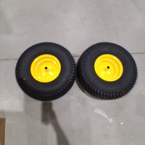 2PK LAWN MOWER REAR TIRE AND WHEEL REPLACEMENT 4-PLY - 20"/8.00-8" image 2