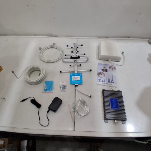 TONVE CELL PHONE SIGNAL BOOSTER - BOOST UP TO 5,000 SQ.FT - WHITE image 3
