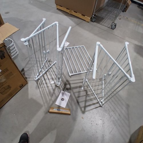 REGALO SUPER WIDE ADJUSTABLE BABY GATE AND PLAY YARD 2 -N-1 BONUS KIT - 28" X 130" - WHITE (MODEL: 1340 DS) image 2