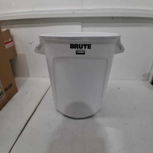RUBBERMAID BRUTE COMMERCIAL 10 GALLON TRASH CAN - WHITE - (MODEL: FG261000WHT) image 2