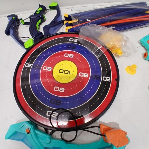 16PC KIDS VEVOR LED ARCHERY SET UP FOR TARGET PRACTICE - 6+ - TEAL/ORANGE - (MODEL:8009-5) image 3