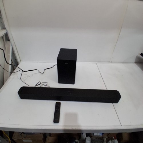 PHILIPS 2.1 CHANNEL BLUETOOTH SOUNDBAR SPEAKER WITH WIRELESS SUBWOOFER - BLACK - (MODEL:TAB4500/37) image 4