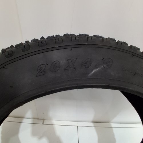 HEAVY DUTY ALL-TERRAIN DIRECTIONAL TREAD BIKE TIRE- 20 X 4.0 - BLACK image 2